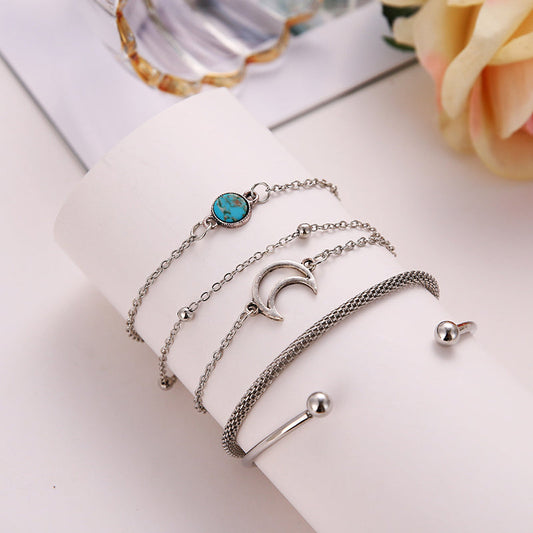 Vintage bohemian armbandenset