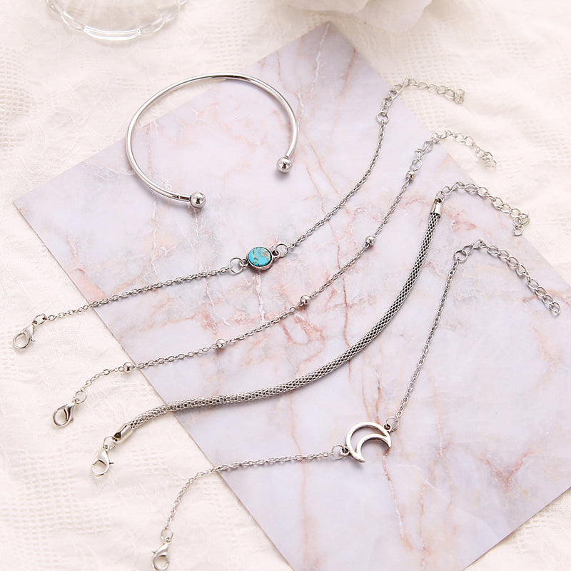 Vintage bohemian armbandenset
