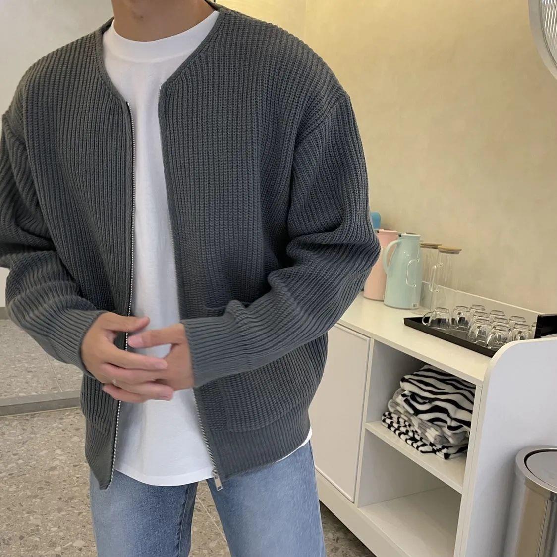 Trendy gebreid vest voor mannen