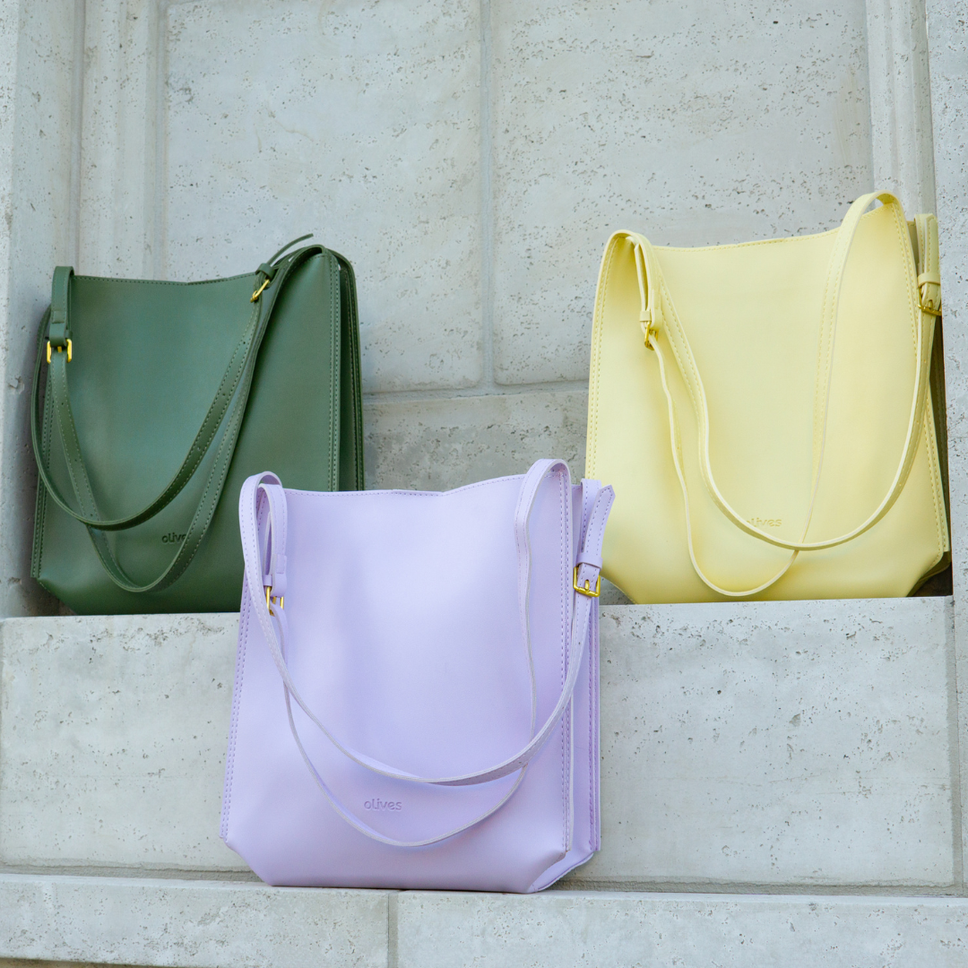 Zavira™ | Olives Vegan leren tas