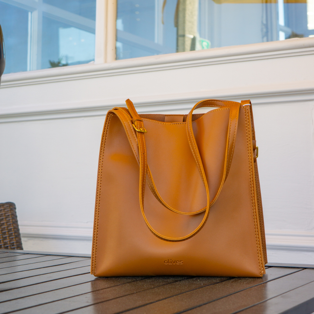 Zavira™ | Olives Vegan leren tas