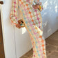 Elegantie Maxi Jurk met schattige mouwen