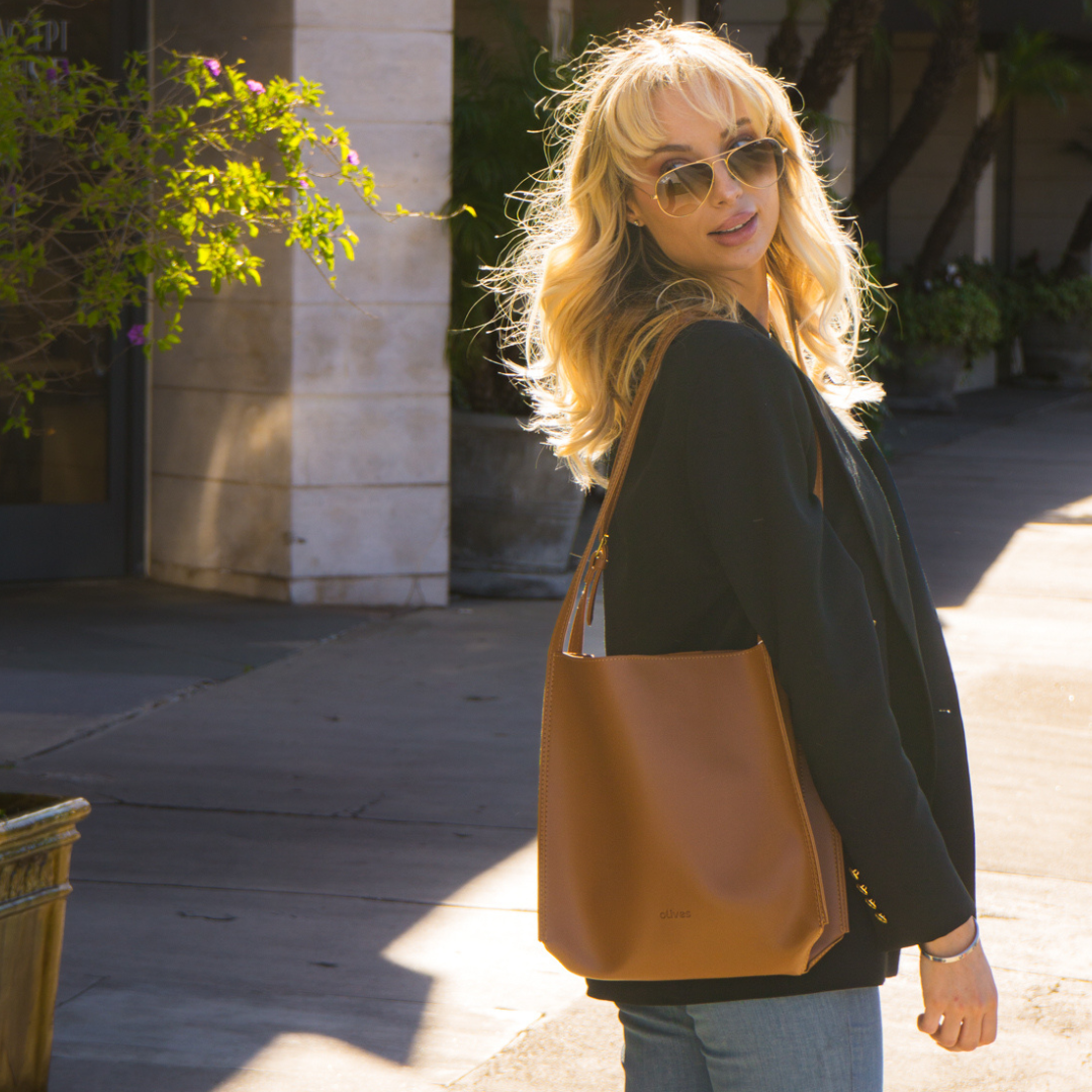 Zavira™ | Olives Vegan leren tas