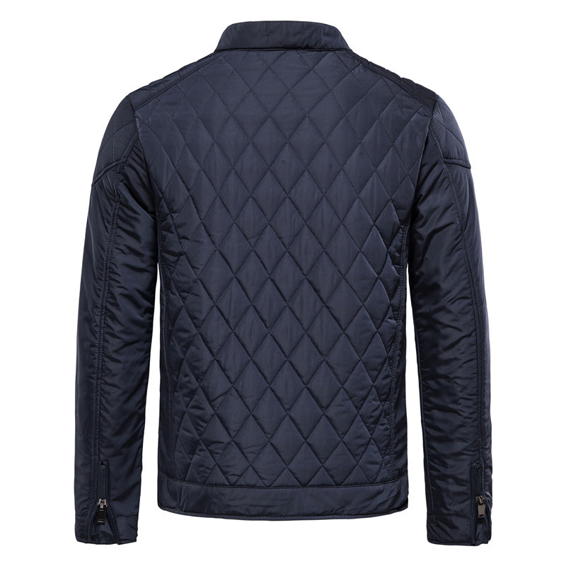 Stijlvolle comfortabele geruite herenjacket