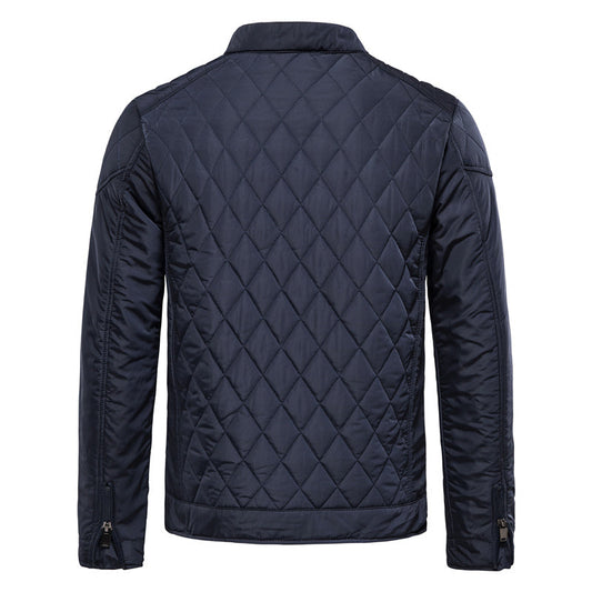 Stijlvolle comfortabele geruite herenjacket