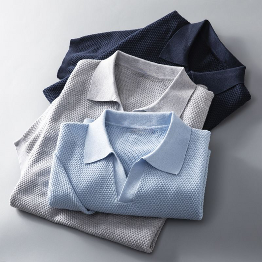 Zavira™ | Luxe katoenen polo