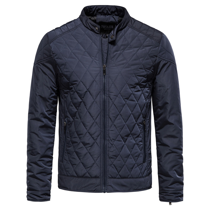 Stijlvolle comfortabele geruite herenjacket