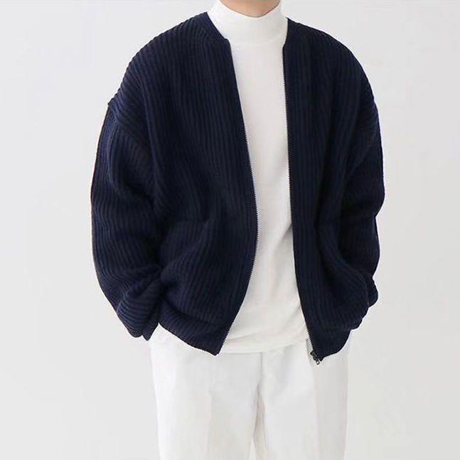 Trendy gebreid vest voor mannen
