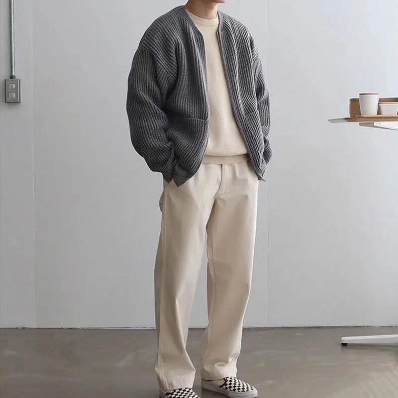 Trendy gebreid vest voor mannen
