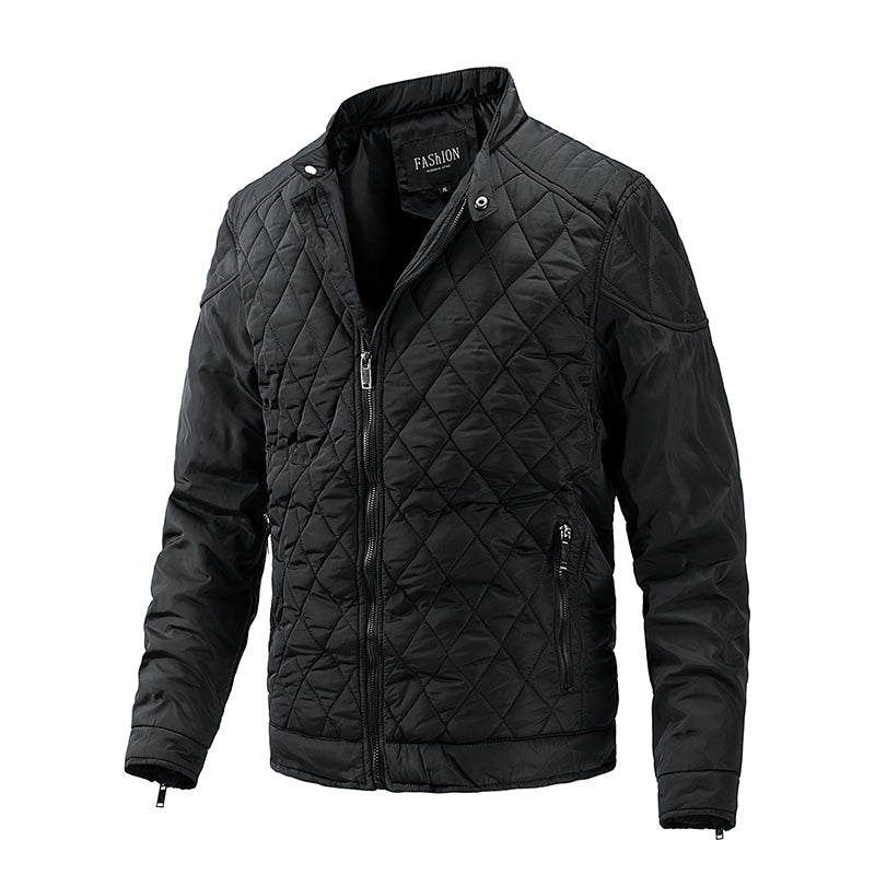 Stijlvolle comfortabele geruite herenjacket