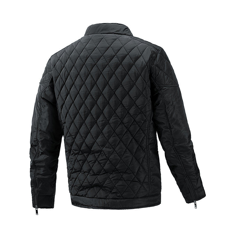 Stijlvolle comfortabele geruite herenjacket