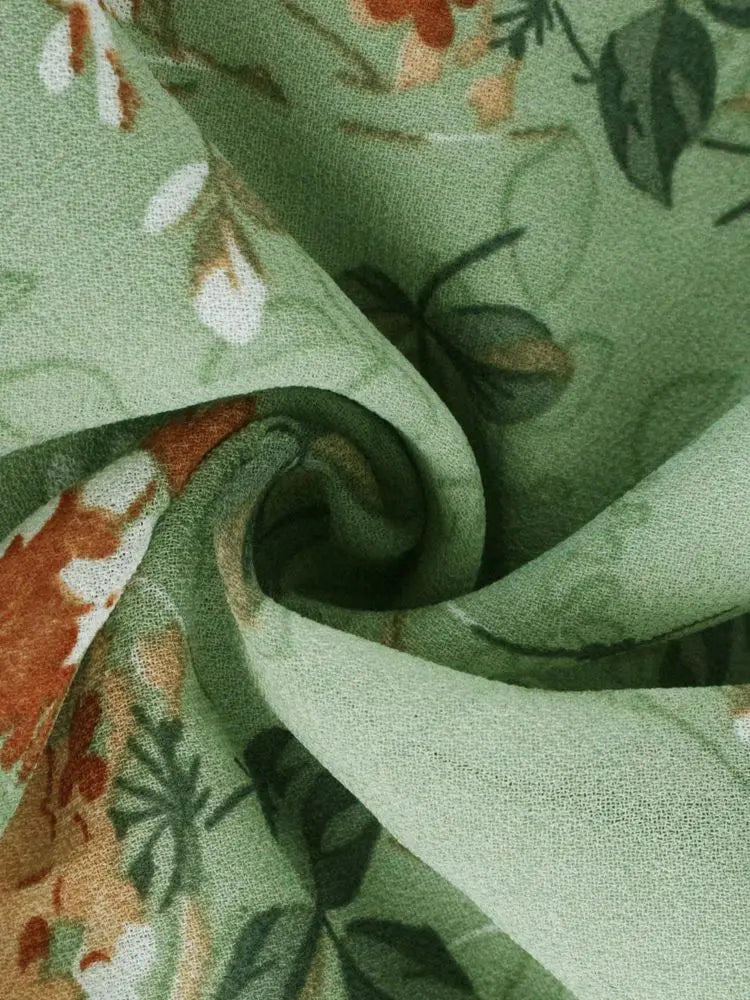 Zavira ™ | Zomerjurk met V-hals en schattige bloemenprint