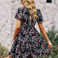 Zavira ™ | Zomerjurk met V-hals en schattige bloemenprint