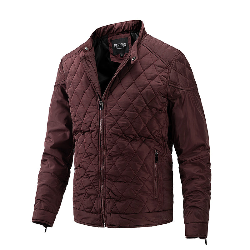 Stijlvolle comfortabele geruite herenjacket