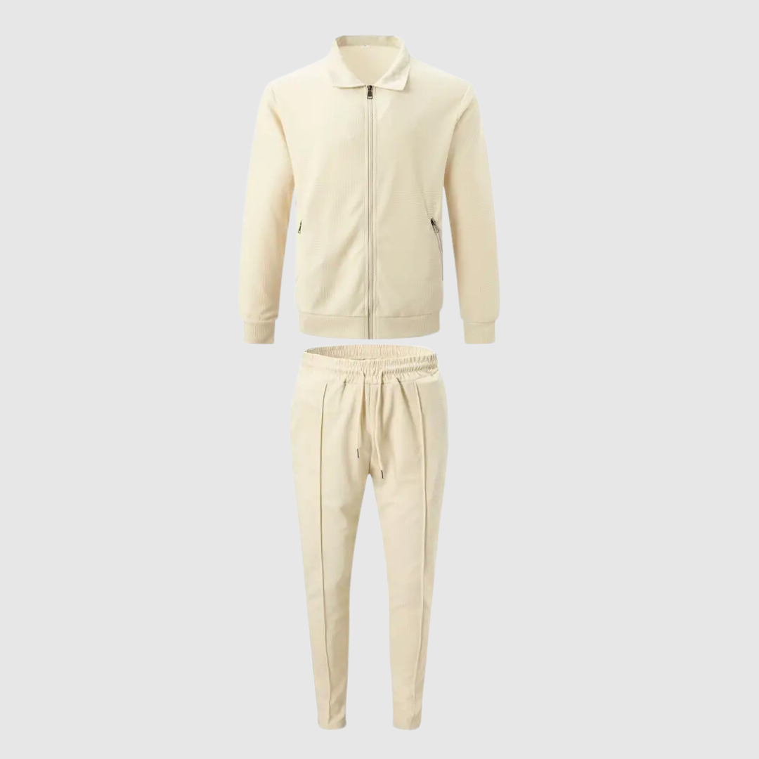 Luxe trainingspak - 2-delige set met jack & joggingbroek