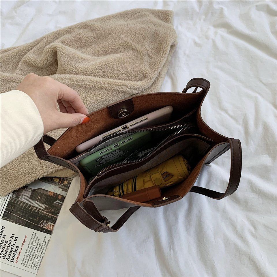 Zavira™ | Olives Vegan leren tas