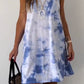 Zavira™ | Elegante Tie Dye Mouwloze Jurk