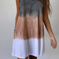 Zavira™ | Elegante Tie Dye Mouwloze Jurk