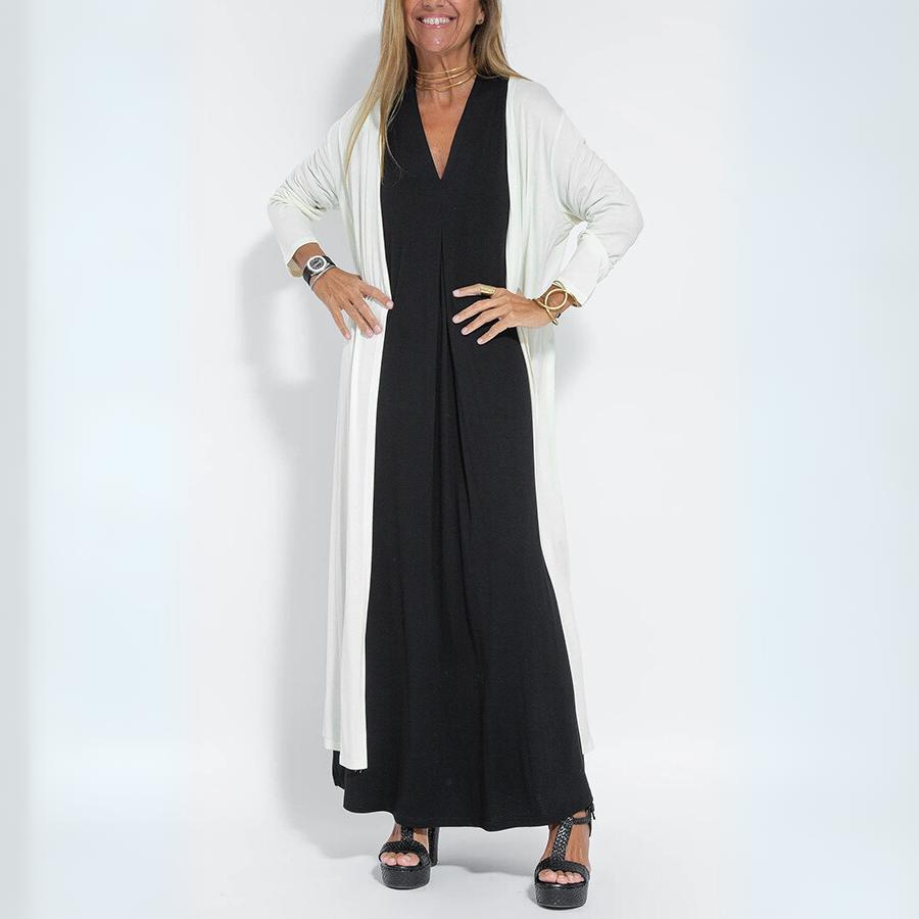 Zavira™ |  Elegante zomerjurk + Gratis bijpassend vest