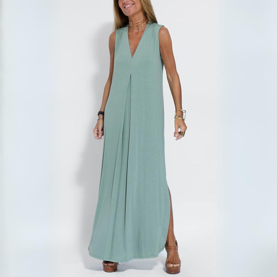 Zavira™ |  Elegante zomerjurk + Gratis bijpassend vest