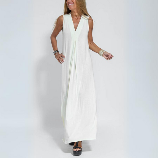 Zavira™ |  Elegante zomerjurk + Gratis bijpassend vest