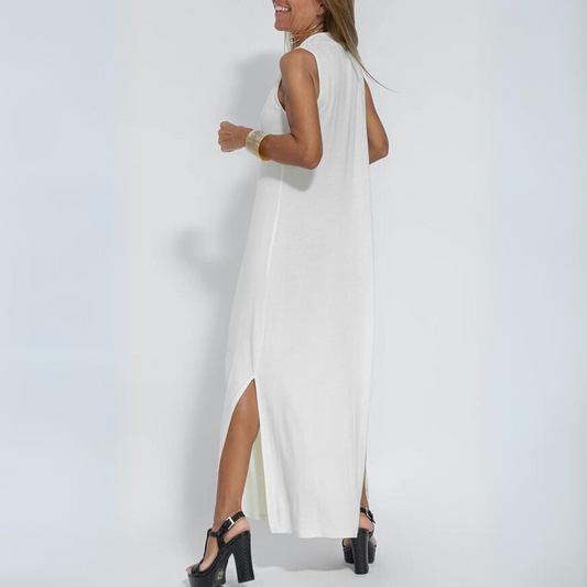Zavira™ |  Elegante zomerjurk + Gratis bijpassend vest