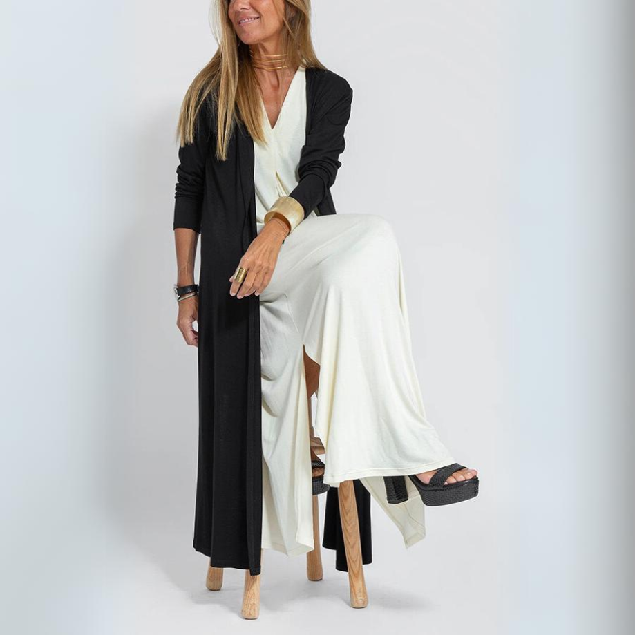 Zavira™ |  Elegante zomerjurk + Gratis bijpassend vest