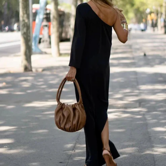 Zavira™ | Elegante en Lichte One-Shoulder Jurk
