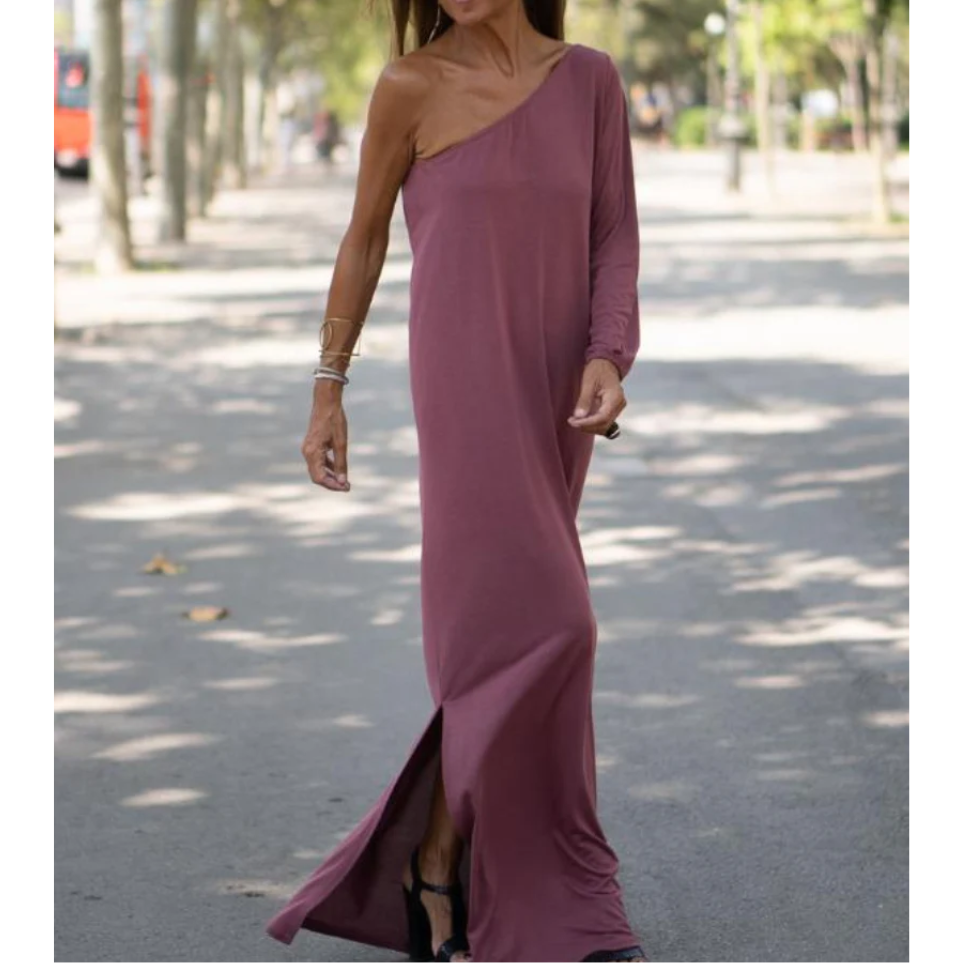 Zavira™ | Elegante en Lichte One-Shoulder Jurk