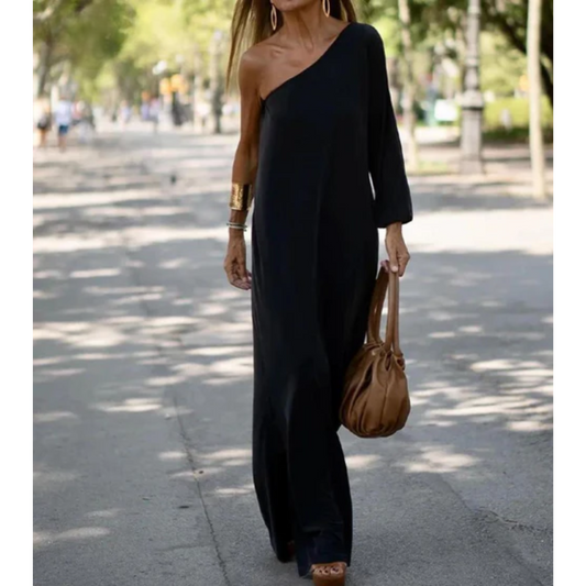 Zavira™ | Elegante en Lichte One-Shoulder Jurk